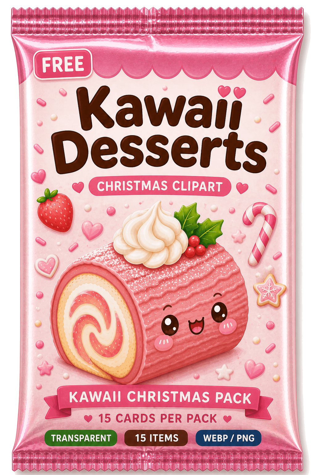 Kawaii Christmas sealed theme pack preview