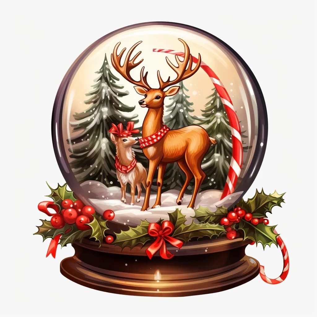 Reindeer Christmas Clipart clip art